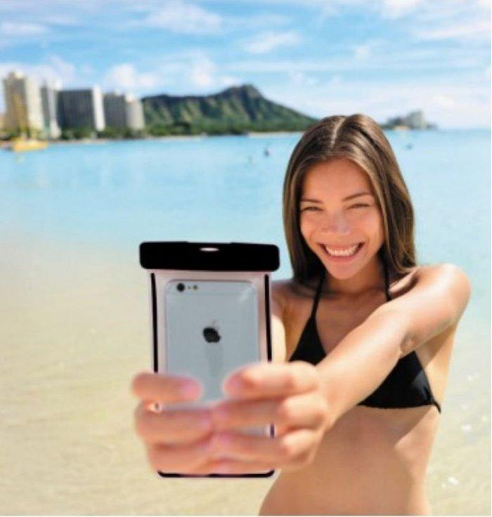 Wantalis - Etui Etanche IPX8 - Universelle - Noir - Etui de protection universel et étanche pour protéger son smartphone (tour d
