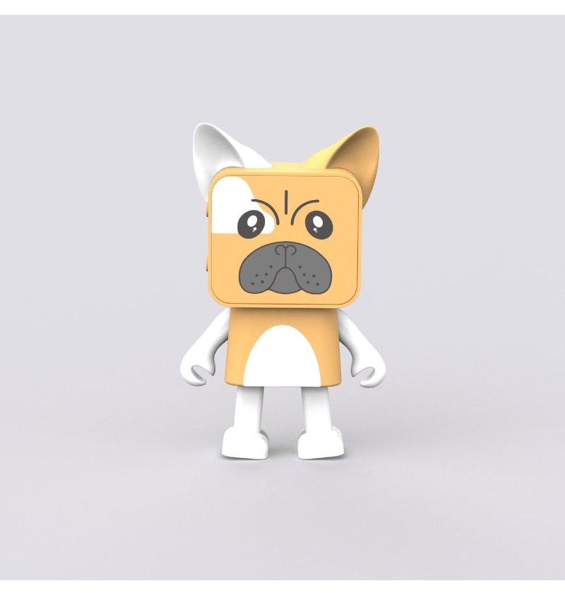 Mob - Enceinte Dancing animals - Bulldog - Découvrez le Bulldog, une des nouveautés chez les Dancing animals !
