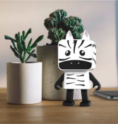 Mob - Enceinte Dancing Animals - Zèbre MOB - des idées cadeaux tech et design pour les grands enfants - 1 Mob - Enceinte Dancing Animals - Zèbre MOB - des idées cadeaux tech et design pour les grands enfants - 1