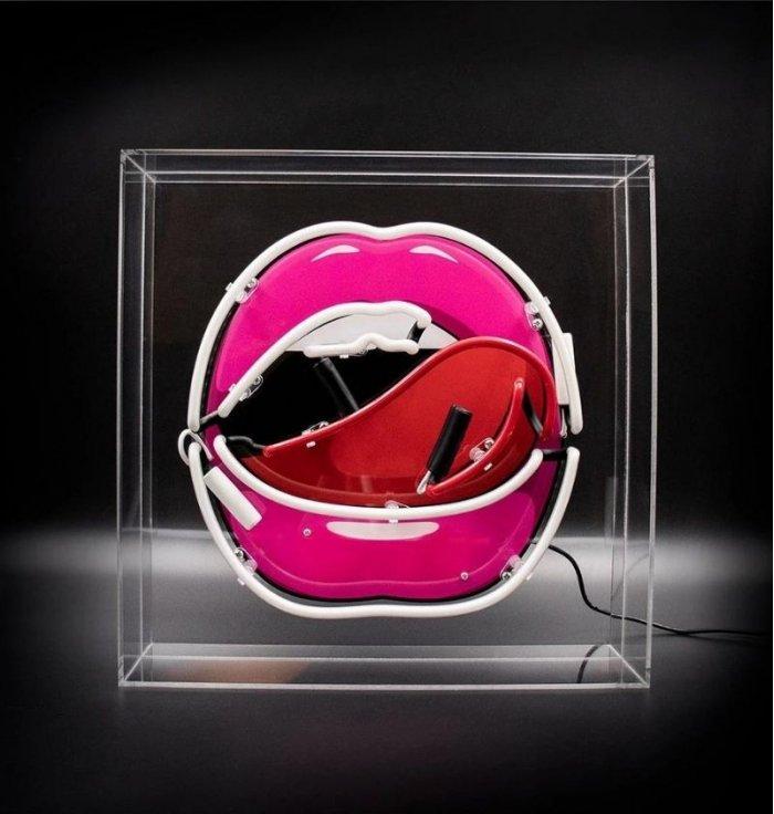 Locomocean - Box Acrylique - Mouth - La pièce d'éclairage au néon parfaite pour votre maison ou comme cadeau unique.