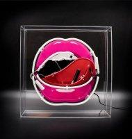 Locomocean - Box Acrylique - Mouth - La pièce d'éclairage au néon parfaite pour votre maison ou comme cadeau unique.