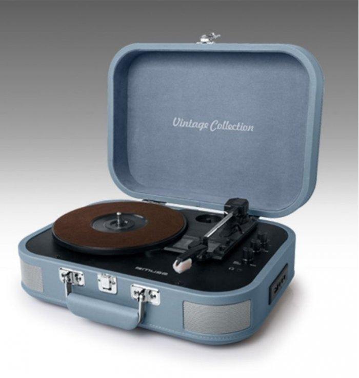 Muse - tourne disques vinyles  et enceinte bluetooth - Tourne disque avec haut-parleur intégré et bluetooth.
