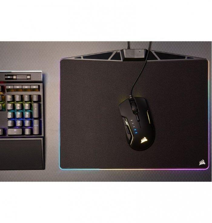 Corsair - Tapis De Souris USB - RGB - MM800 - Polaris - Le tapis de souris MM800 RGB POLARIS s'appuie sur les caractéristiques l