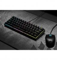 Corsair - Mini - Clavier Gaming - K65 RGB Mini - Doté de la technologie d’hyper-traitement AXON et de switchs de touche mécaniqu