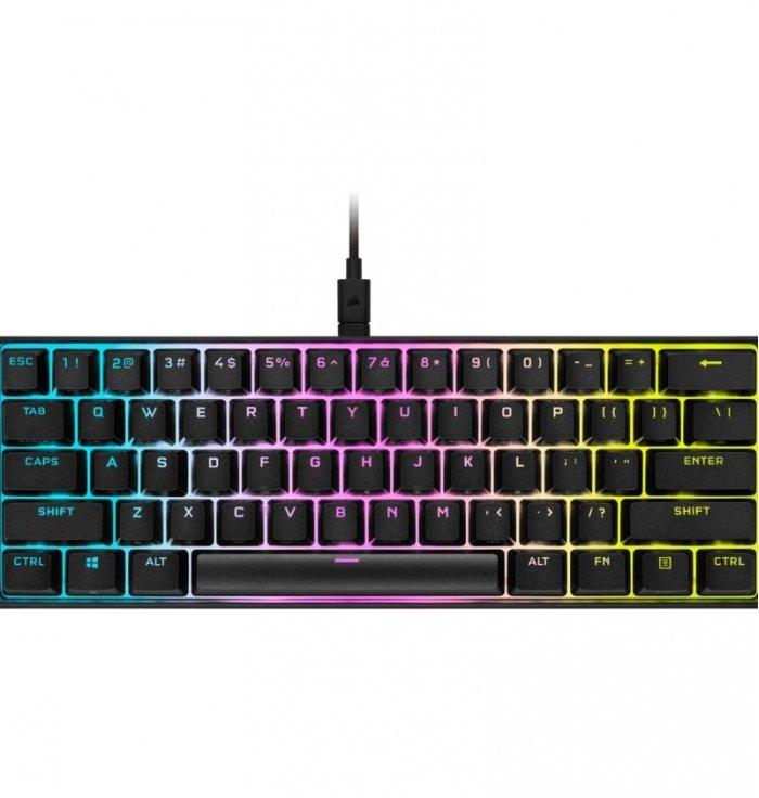 Corsair - Mini - Clavier Gaming - K65 RGB Mini - Doté de la technologie d’hyper-traitement AXON et de switchs de touche mécaniqu