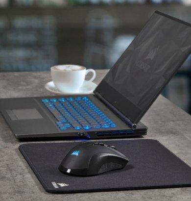Corsair - Souris Wireless - Ironclaw RGB - La souris gaming CORSAIR IRONCLAW RGB WIRELESS allie un capteur optique natif de 18 0