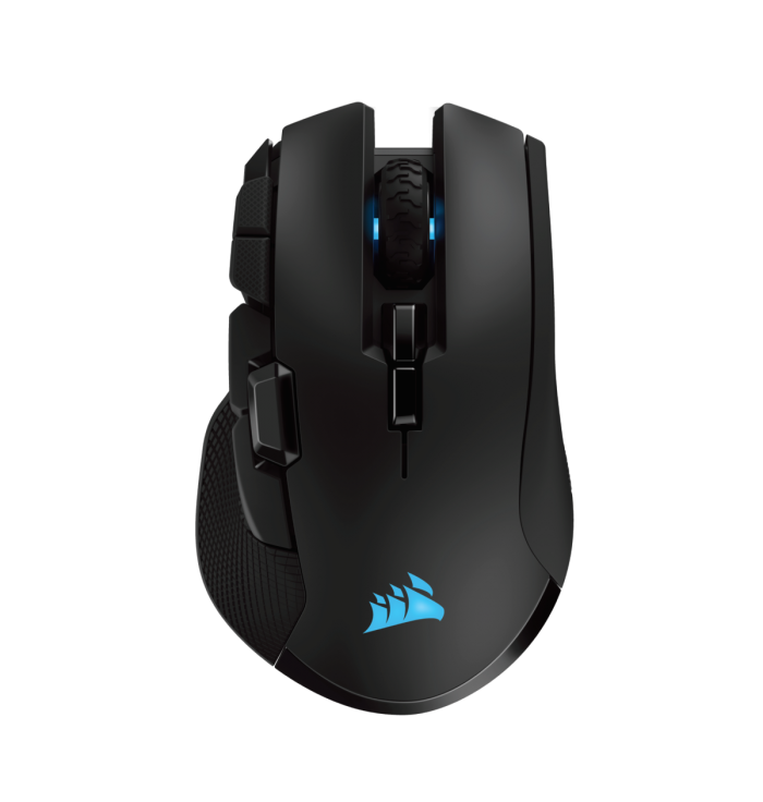Corsair - Souris Wireless - Ironclaw RGB - La souris gaming CORSAIR IRONCLAW RGB WIRELESS allie un capteur optique natif de 18 0
