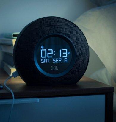 JBL - Réveil Enceinte BT - Radio DAB - Horizon 2 - Éveillez-vous en compagnie du son JBL Pro.
