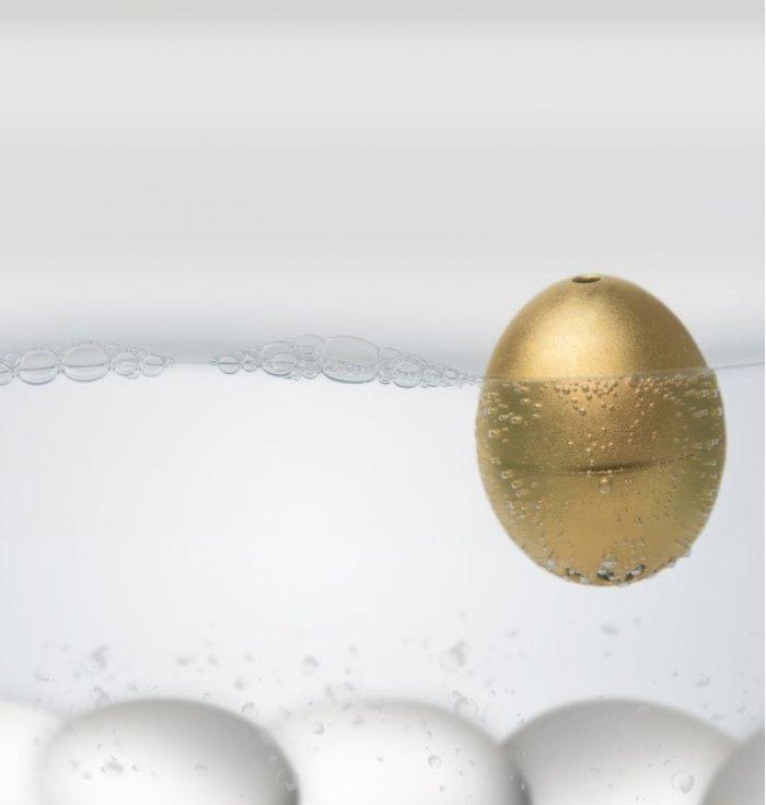 BeepEgg - Minuteur Cuisine Oeuf - Premium Gold - Le minuteur pour oeuf qui change la vie.
