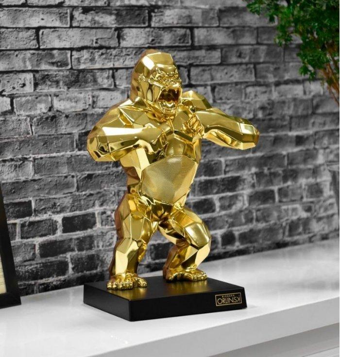 Orlinski - Kiwi Kong - Chrome - Enceinte et chargeur induction Richard Orlinski - 4