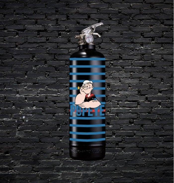 Fire Design - Extincteur - Popeye - Grâce à Fire design, vous pourrez désormais agir au plus vite sans nuire à la décoration int