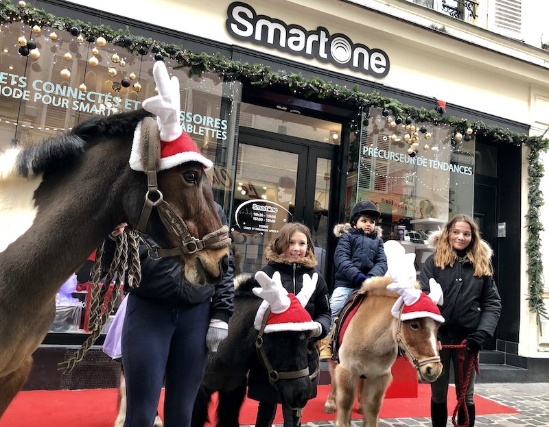 La vitrine SmartOne en période de Noël